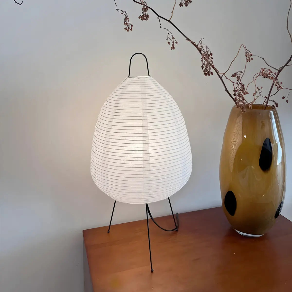 Antizer Rice Paper Art Floor & Table Lamp