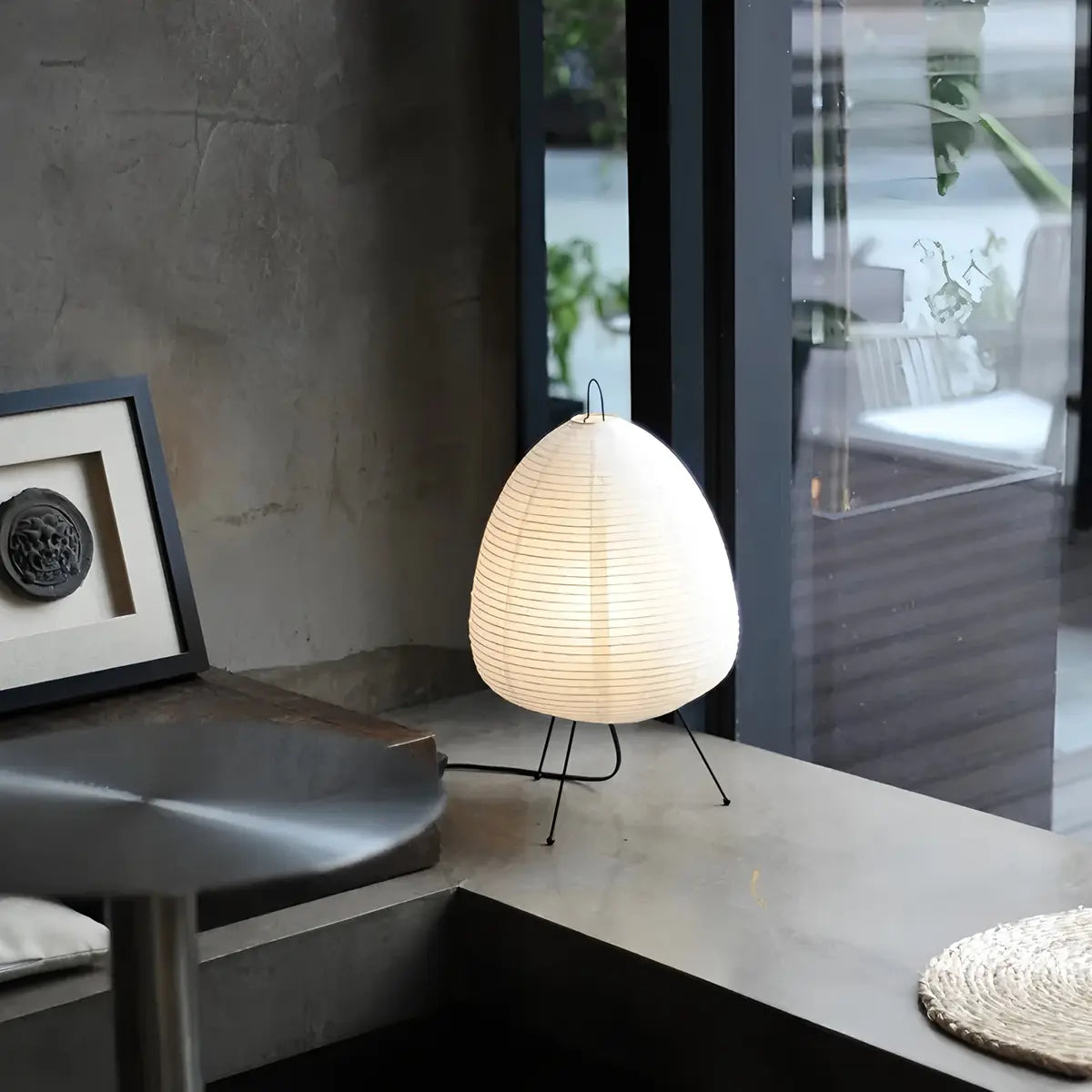 Antizer Rice Paper Art Floor & Table Lamp