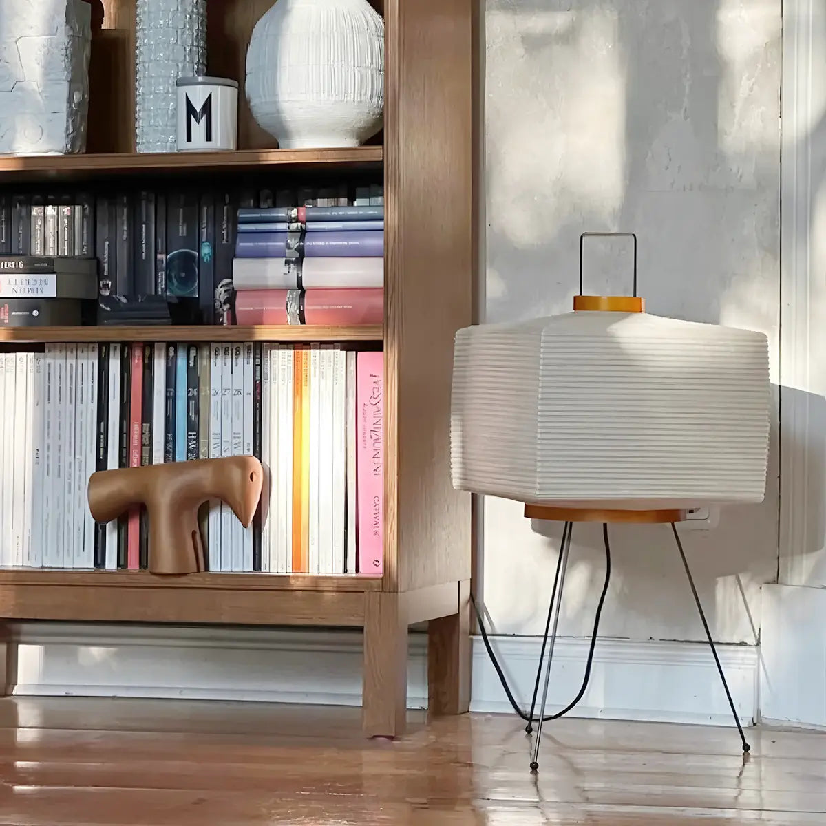 Antizer Rice Paper Art Floor & Table Lamp