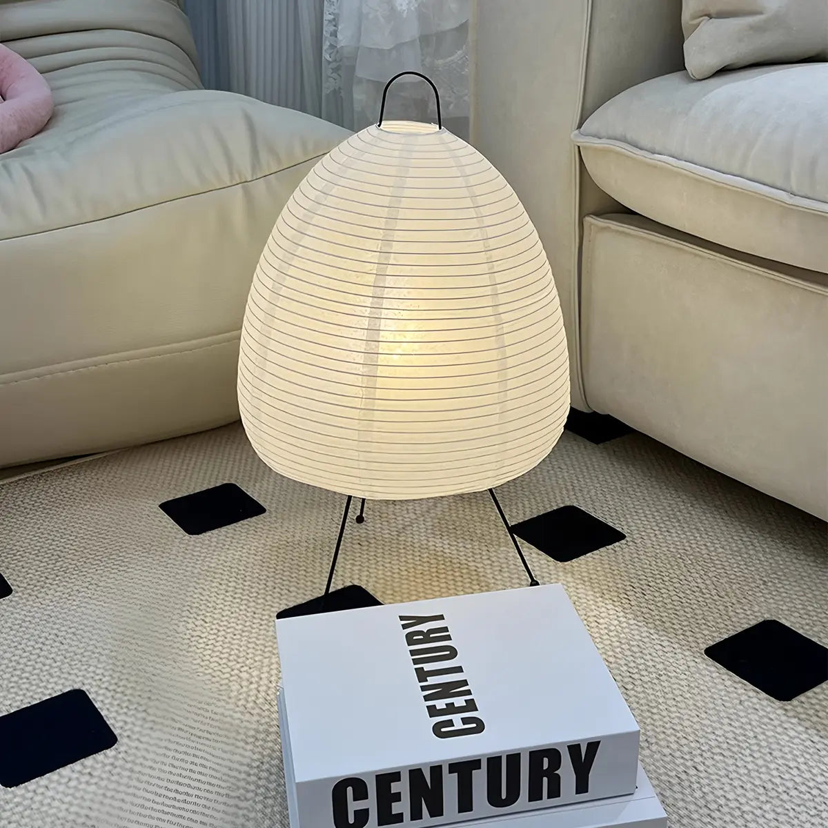 Antizer Rice Paper Art Floor & Table Lamp