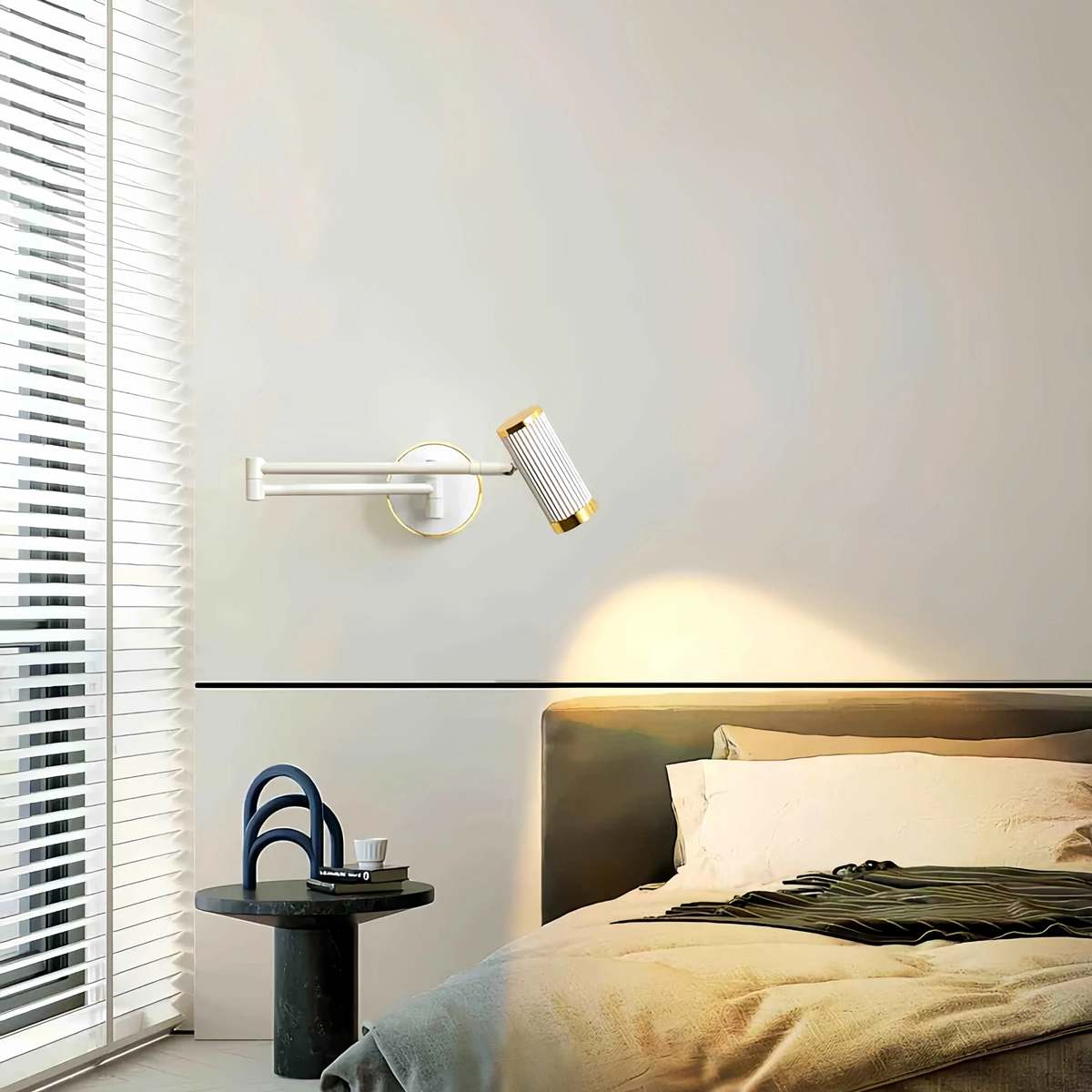 Antizer Roman Column Wall Sconce for Bedroom