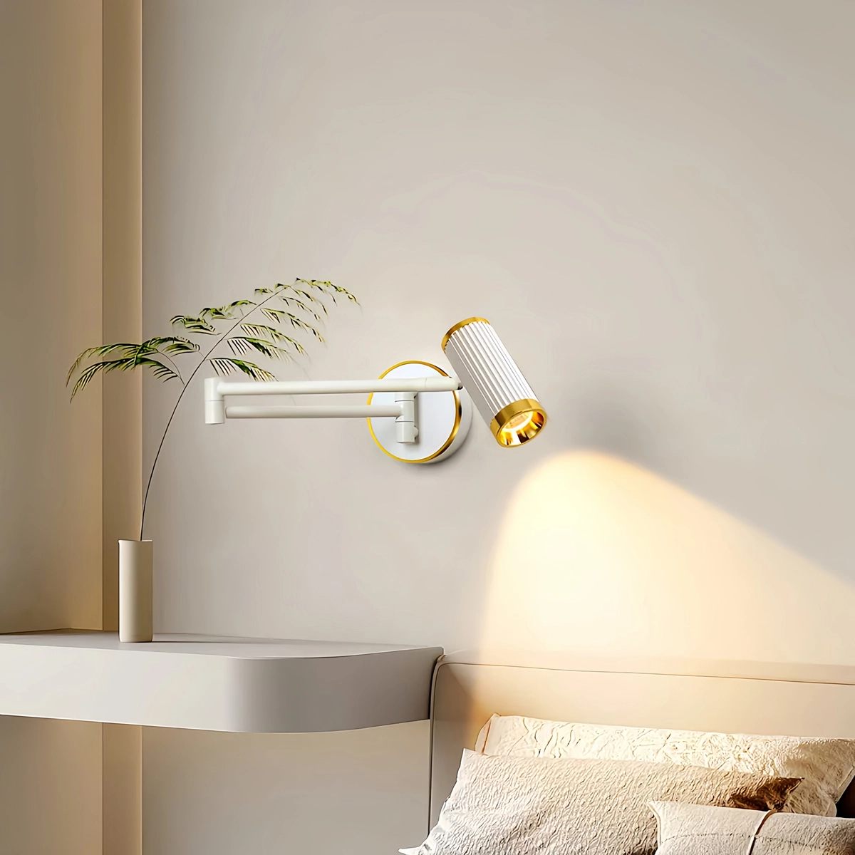 Antizer Roman Column Wall Sconce for Bedroom