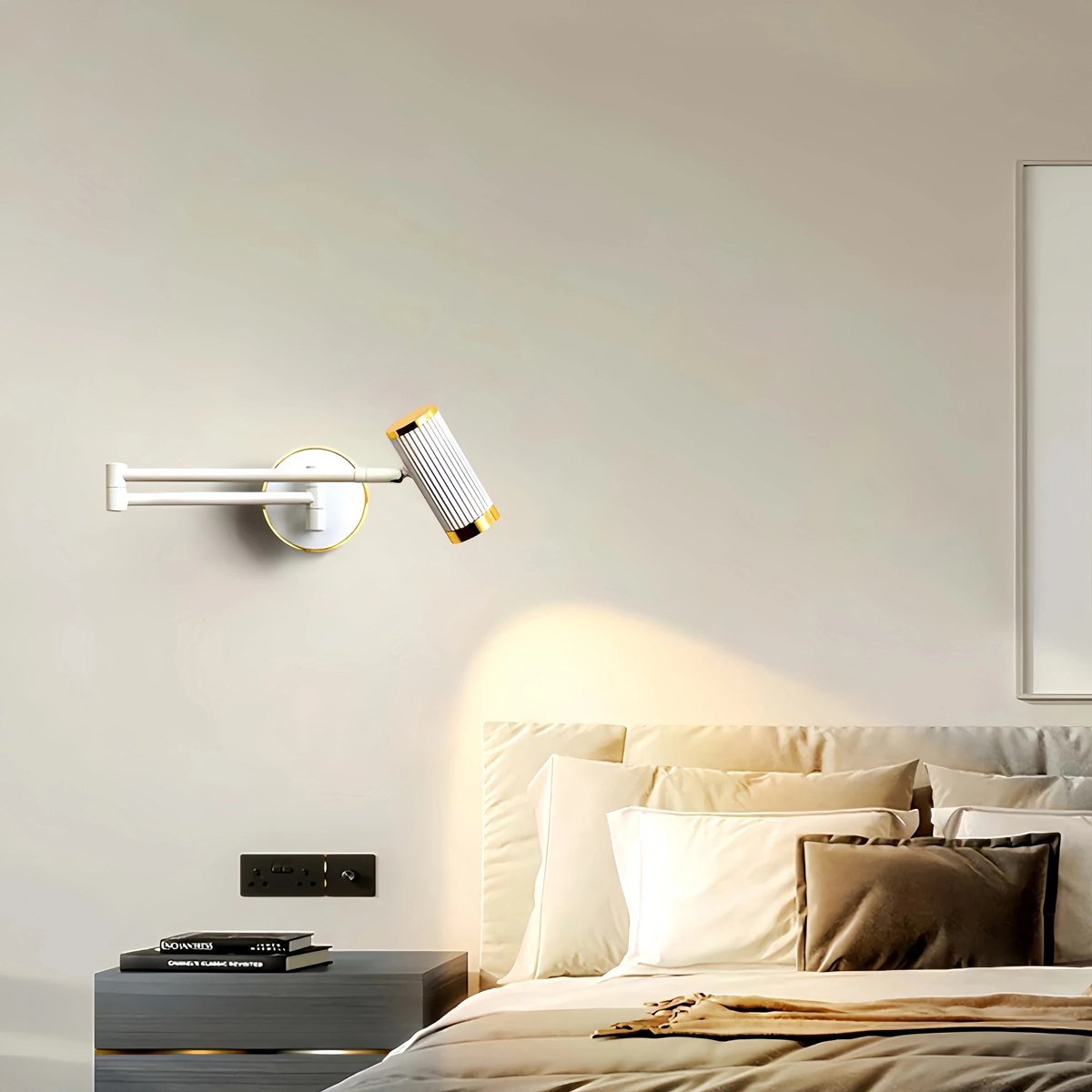 Antizer Roman Column Wall Sconce for Bedroom