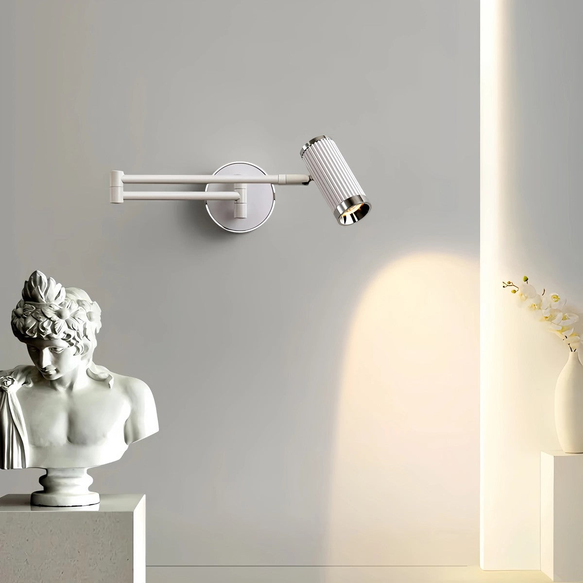 Antizer Roman Column Wall Sconce for Bedroom