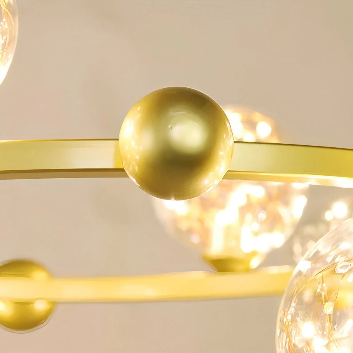 Antizer Robina Bubble Glass Chandelier for Living Room
