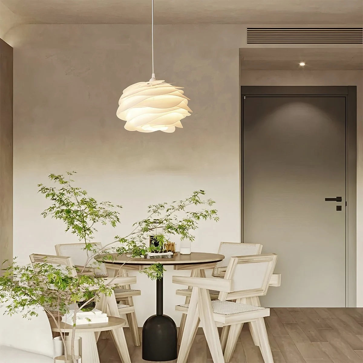 Antizer Rose Floral Pendant Light for Bedroom