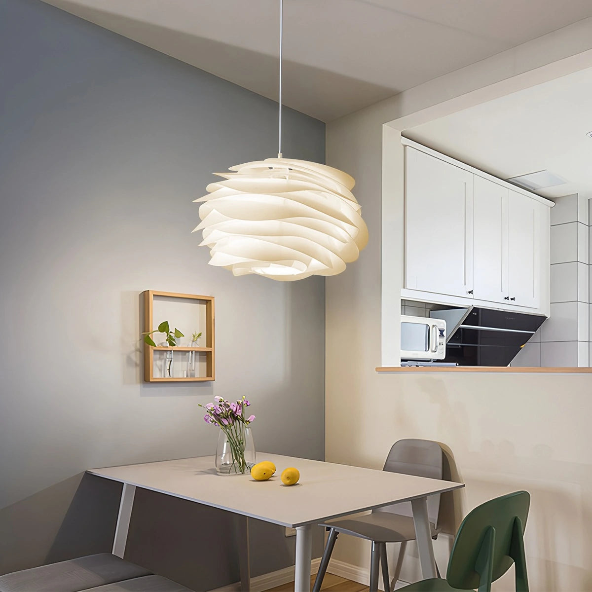 Antizer Rose Floral Pendant Light for Bedroom