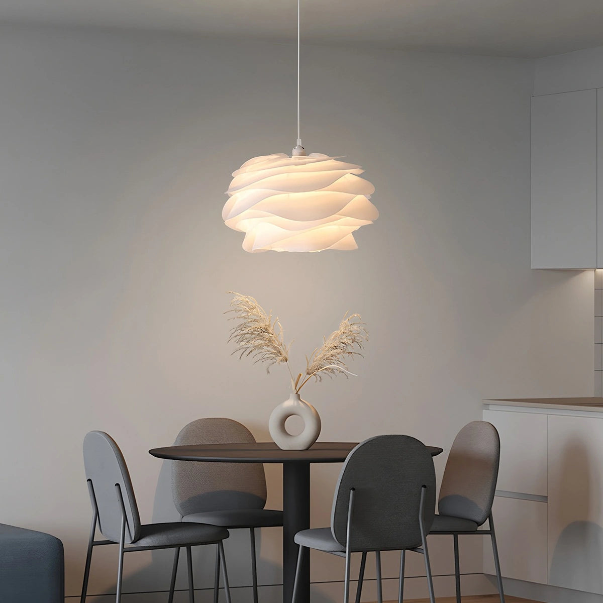 Antizer Rose Floral Pendant Light for Bedroom
