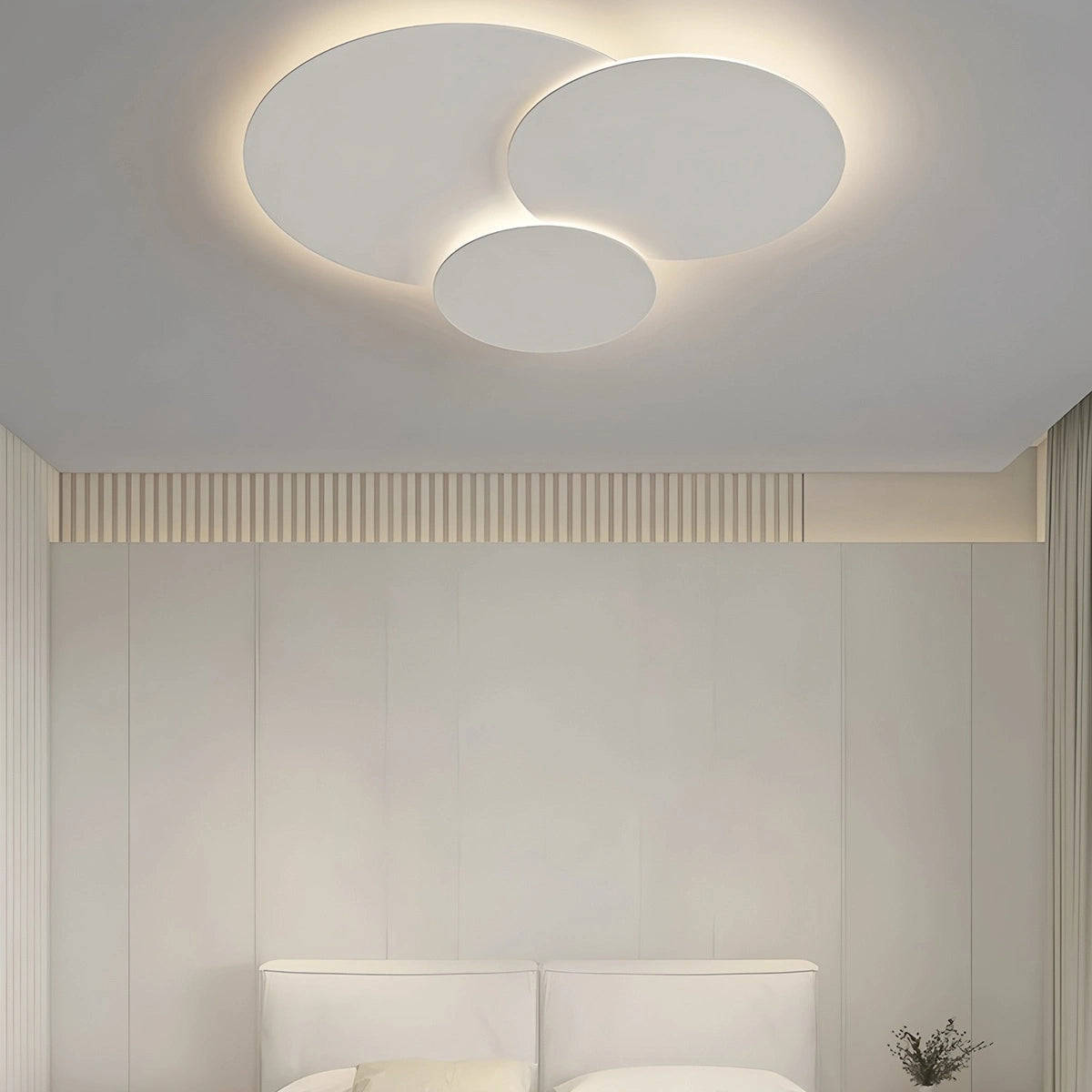 Antizer Round Flat Flush Mount Ceiling Light