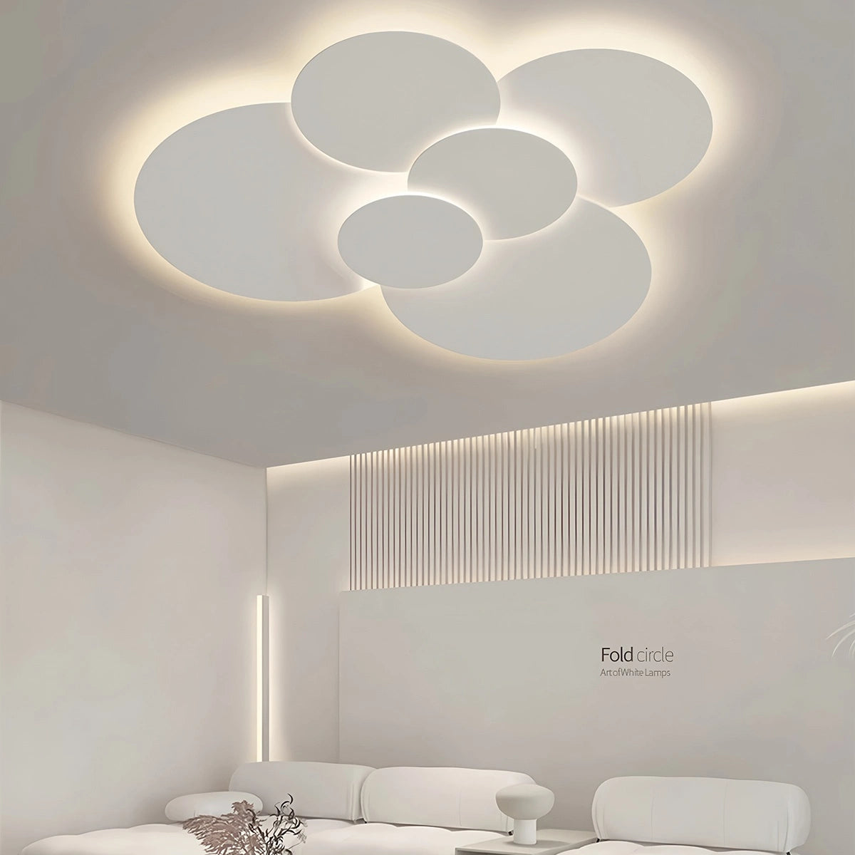 Antizer Round Flat Flush Mount Ceiling Light