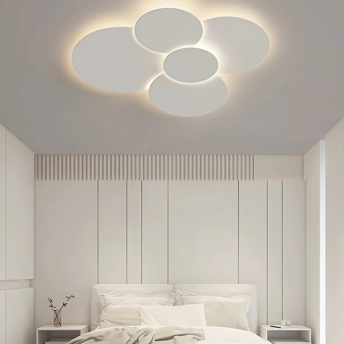 Antizer Round Flat Flush Mount Ceiling Light