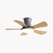 Antizer Scandi Low Profile Ceiling Fan with Light