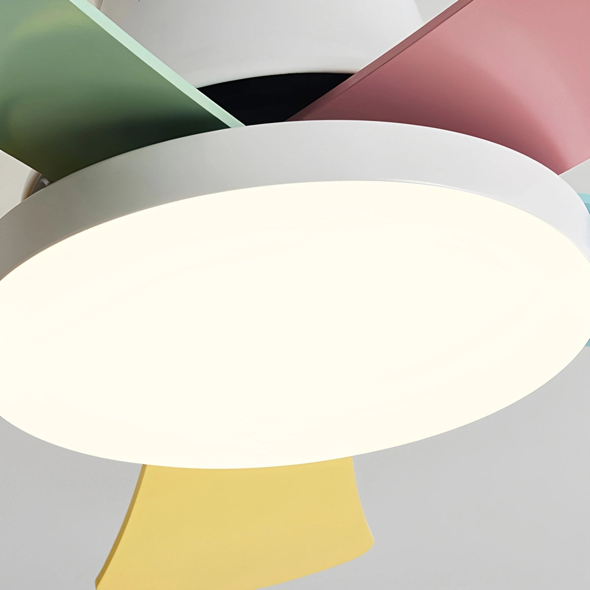 Antizer Scandi Low Profile Ceiling Fan with Light