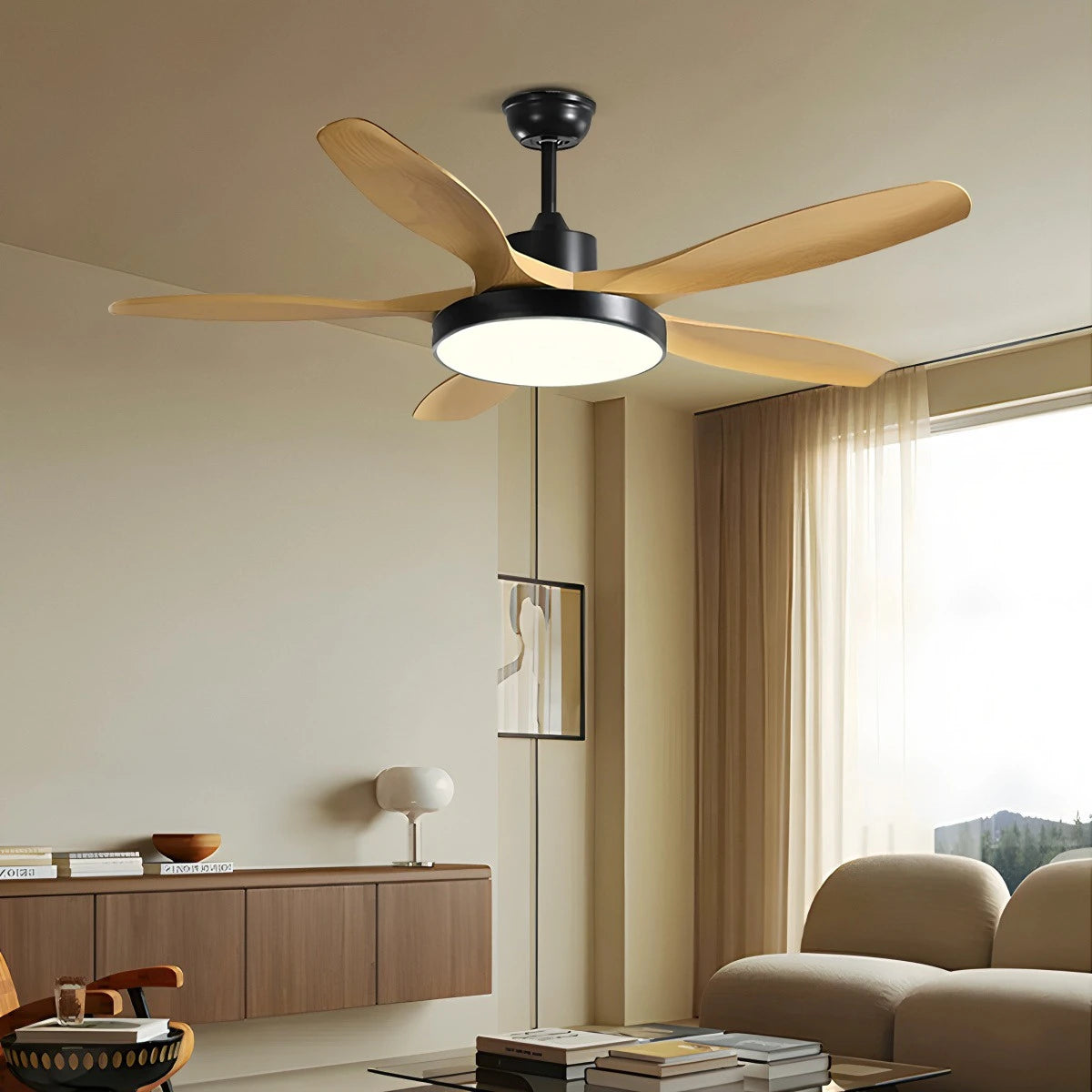 Antizer Scandi Reversible Ceiling Fan with Light