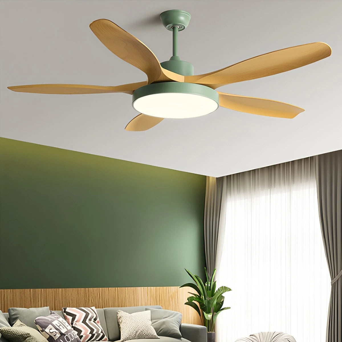 Antizer Scandi Reversible Ceiling Fan with Light