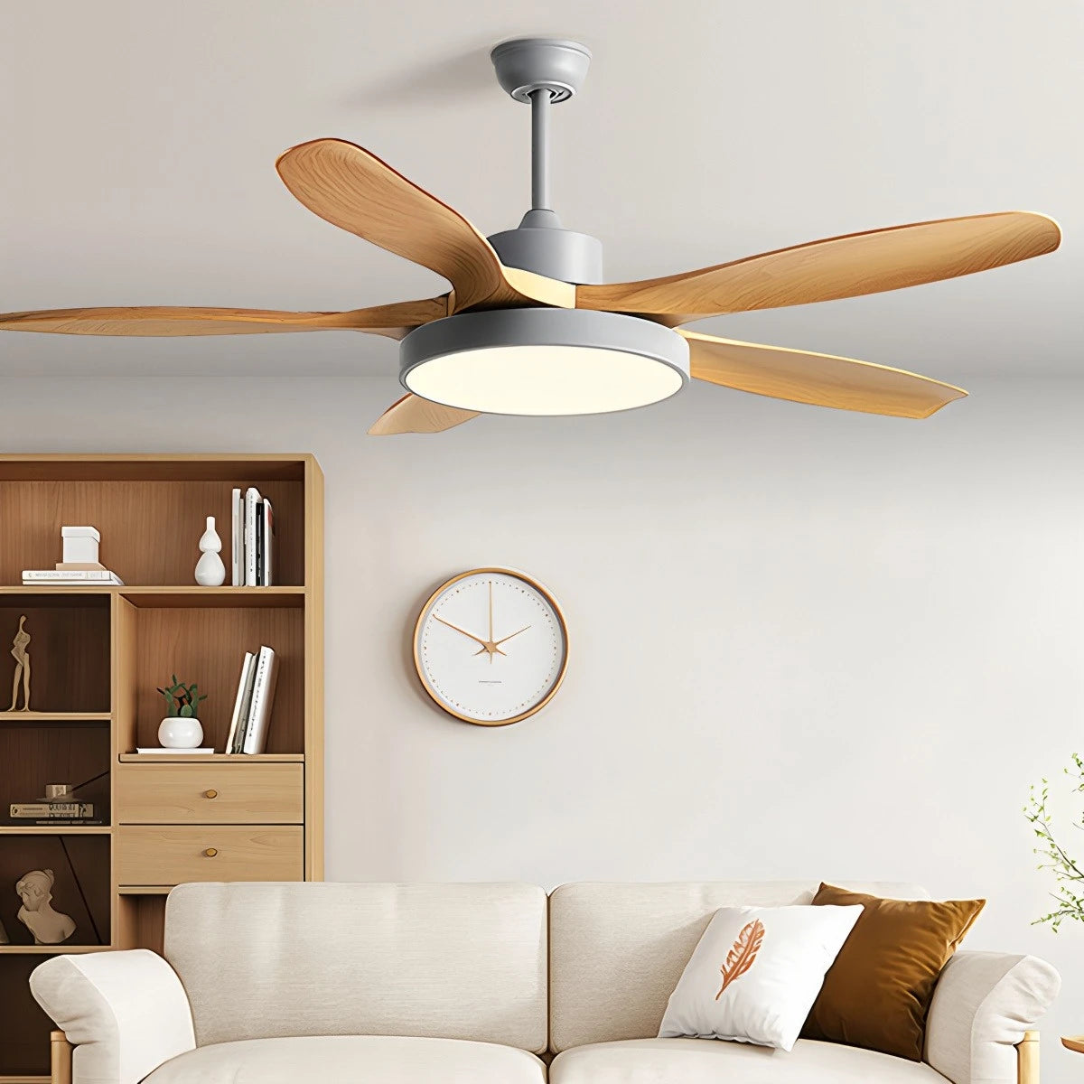 Antizer Scandi Reversible Ceiling Fan with Light