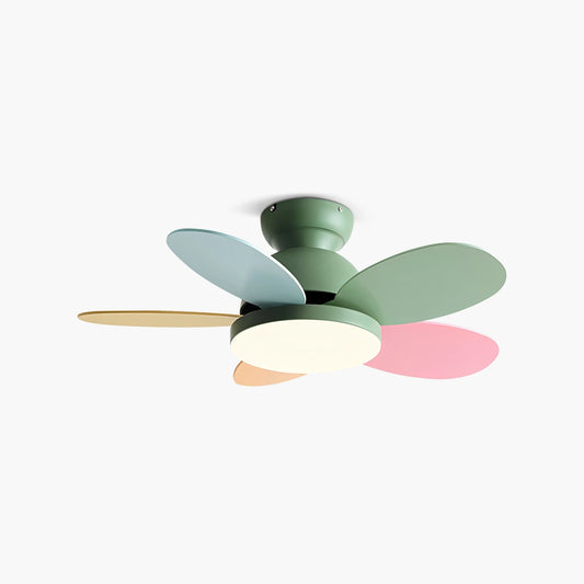 Antizer Scandi Wood Ceiling Fan Lamp for Children’s Room