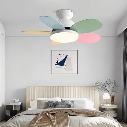 Antizer Scandi Wood Ceiling Fan Lamp for Children’s Room