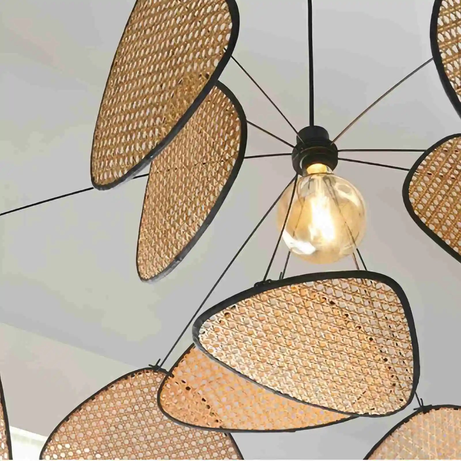 Antizer Screen Cannage Suspension Chandelier