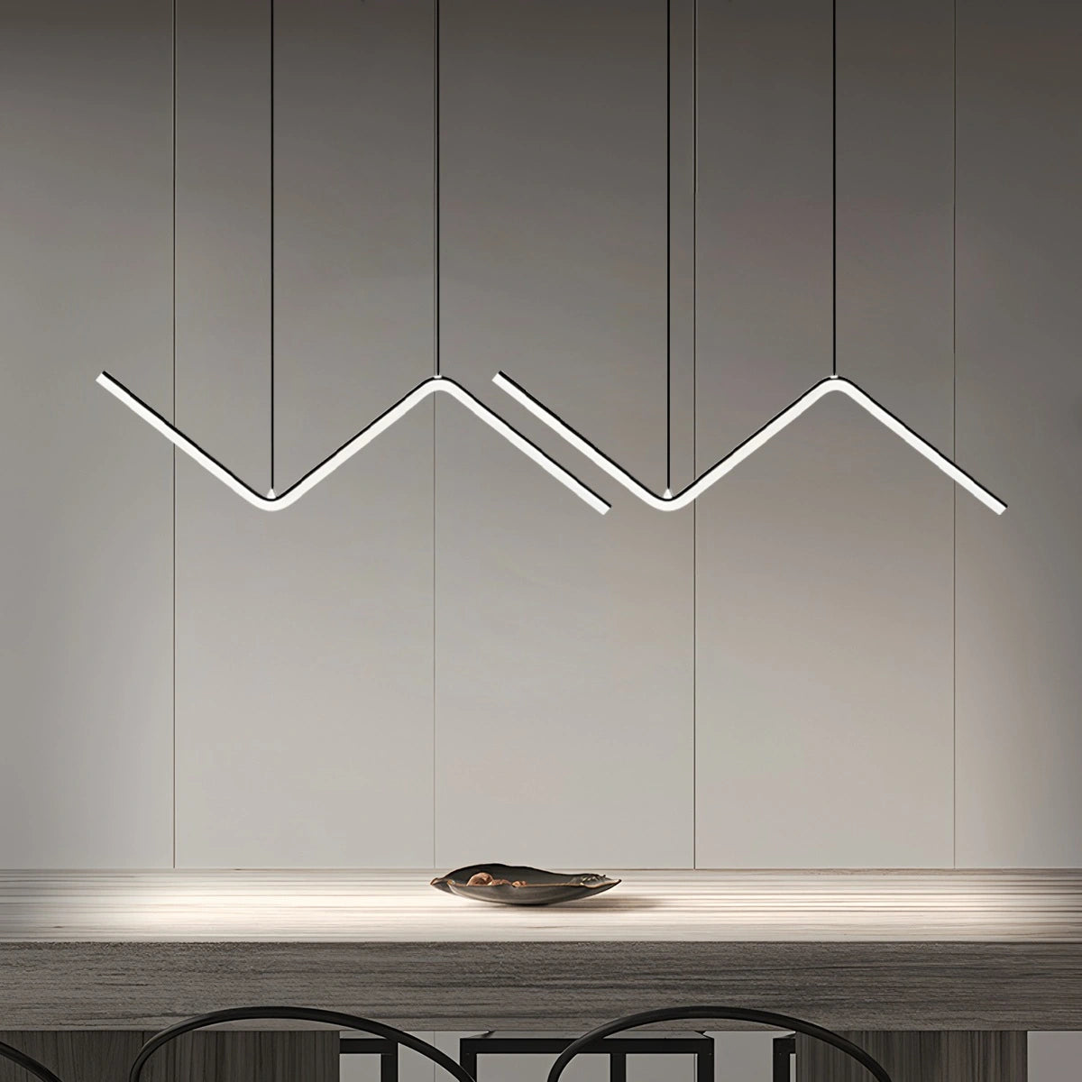 Antizer Serena Z-shaped Pendant Light for Dining Room