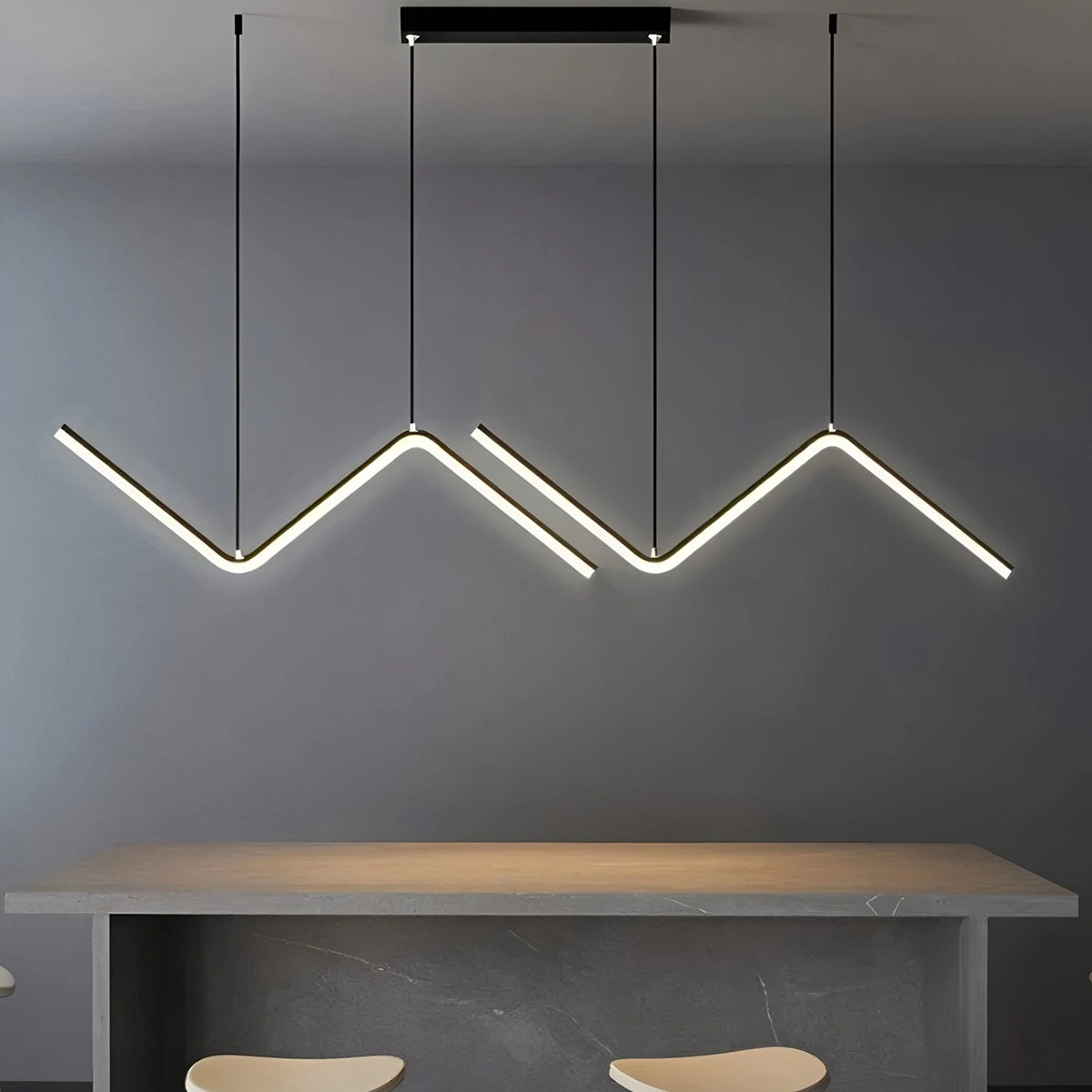 Antizer Serena Z-shaped Pendant Light for Dining Room