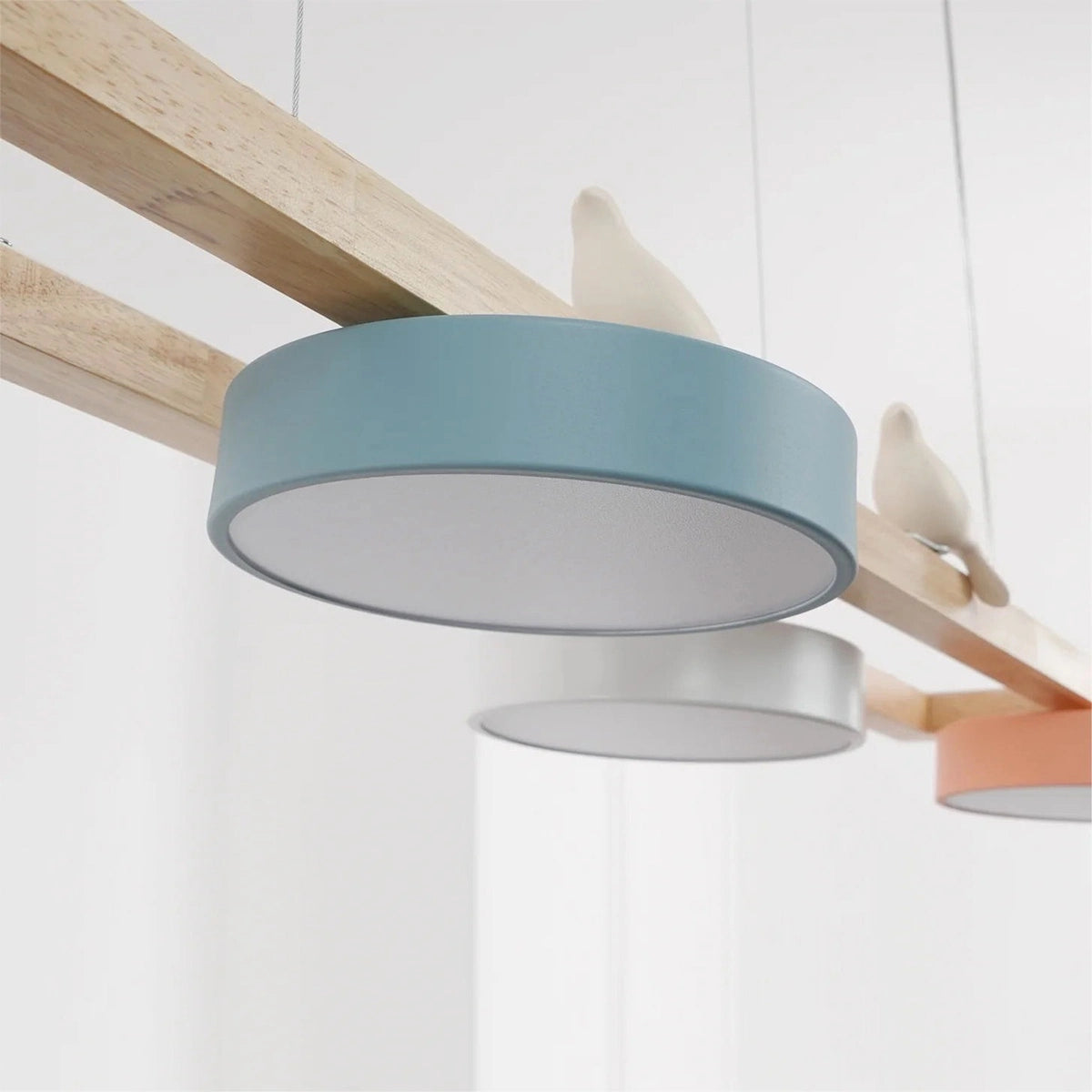 Antizer Sienna Bird Long Chandelier for Dining Room