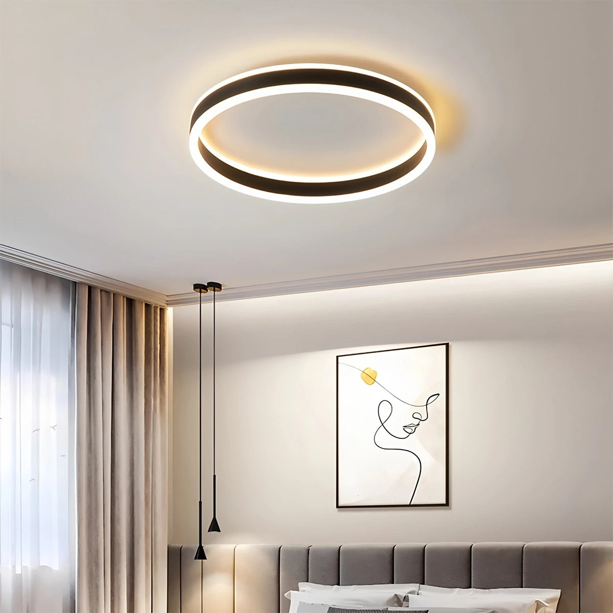 Antizer Simple Modern Round Ceiling Light