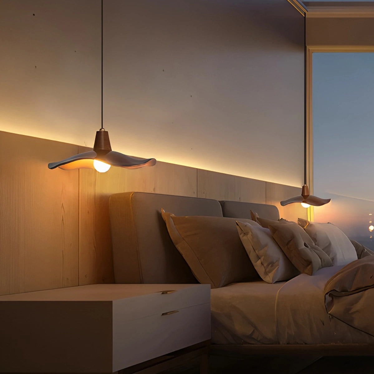 Antizer Retro Wave Wabi Sabi Pendant Light