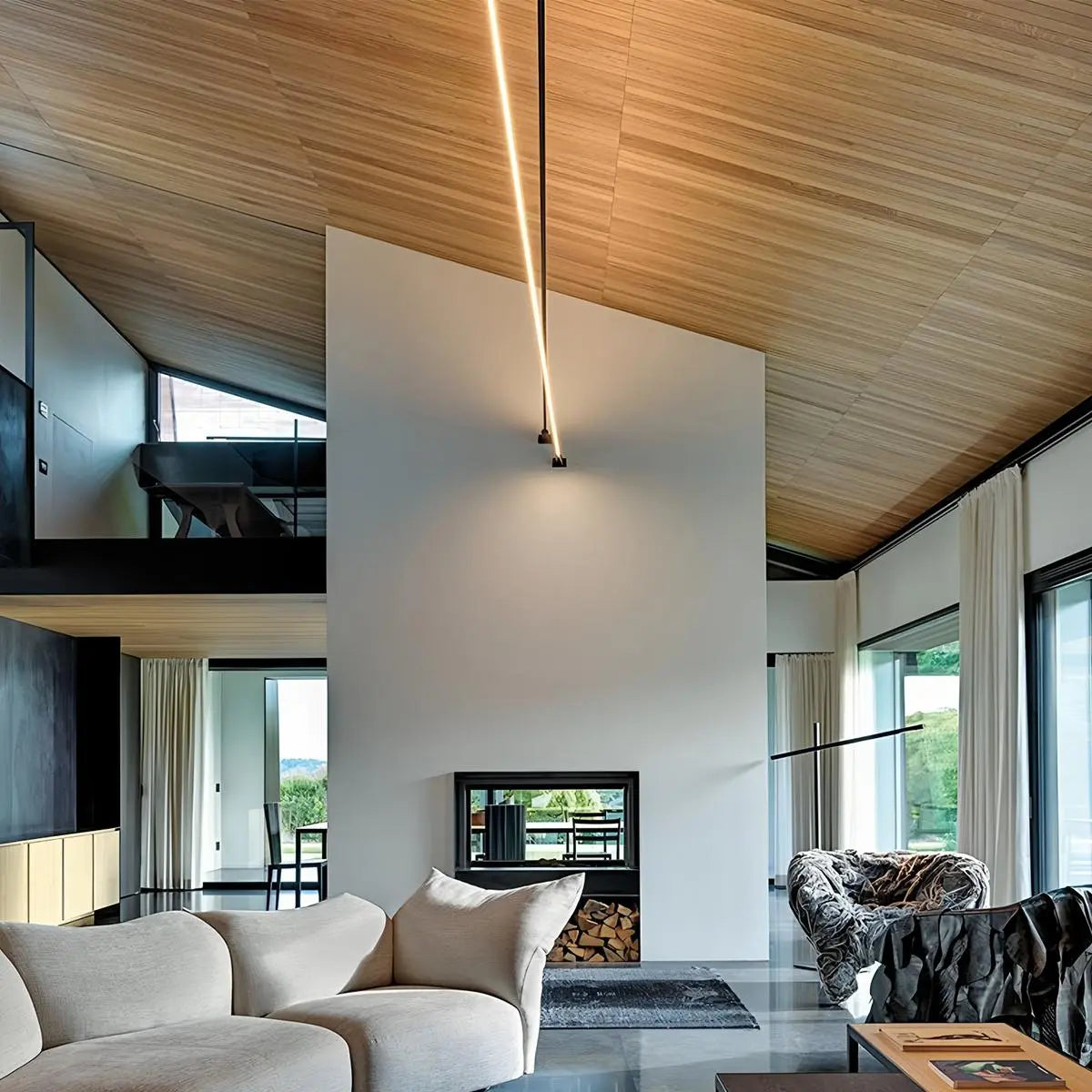 Antizer Modern Skyline Wall Lamp for Living Room