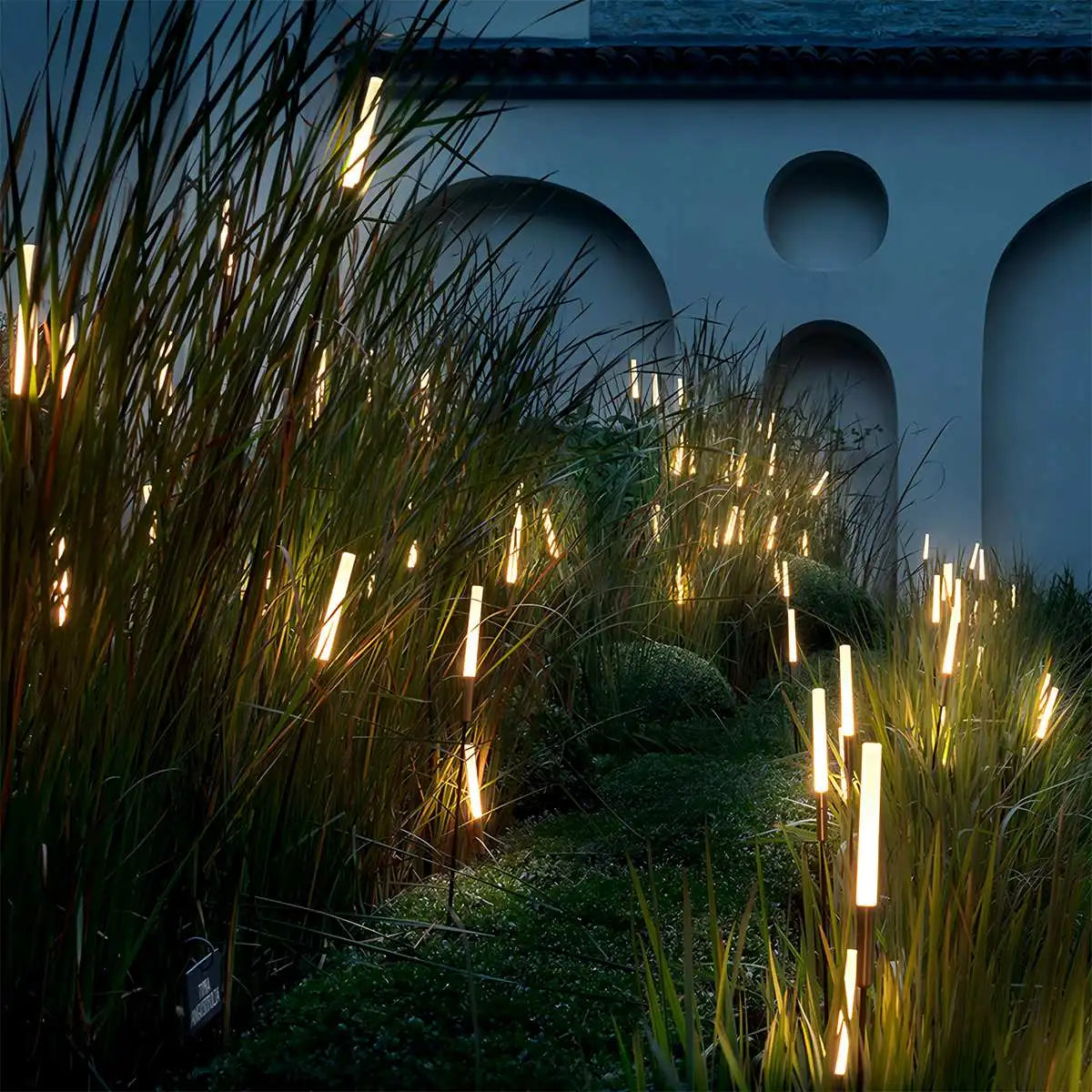 Antizer Solar Outdoor LED Reed Decorative Floor Light