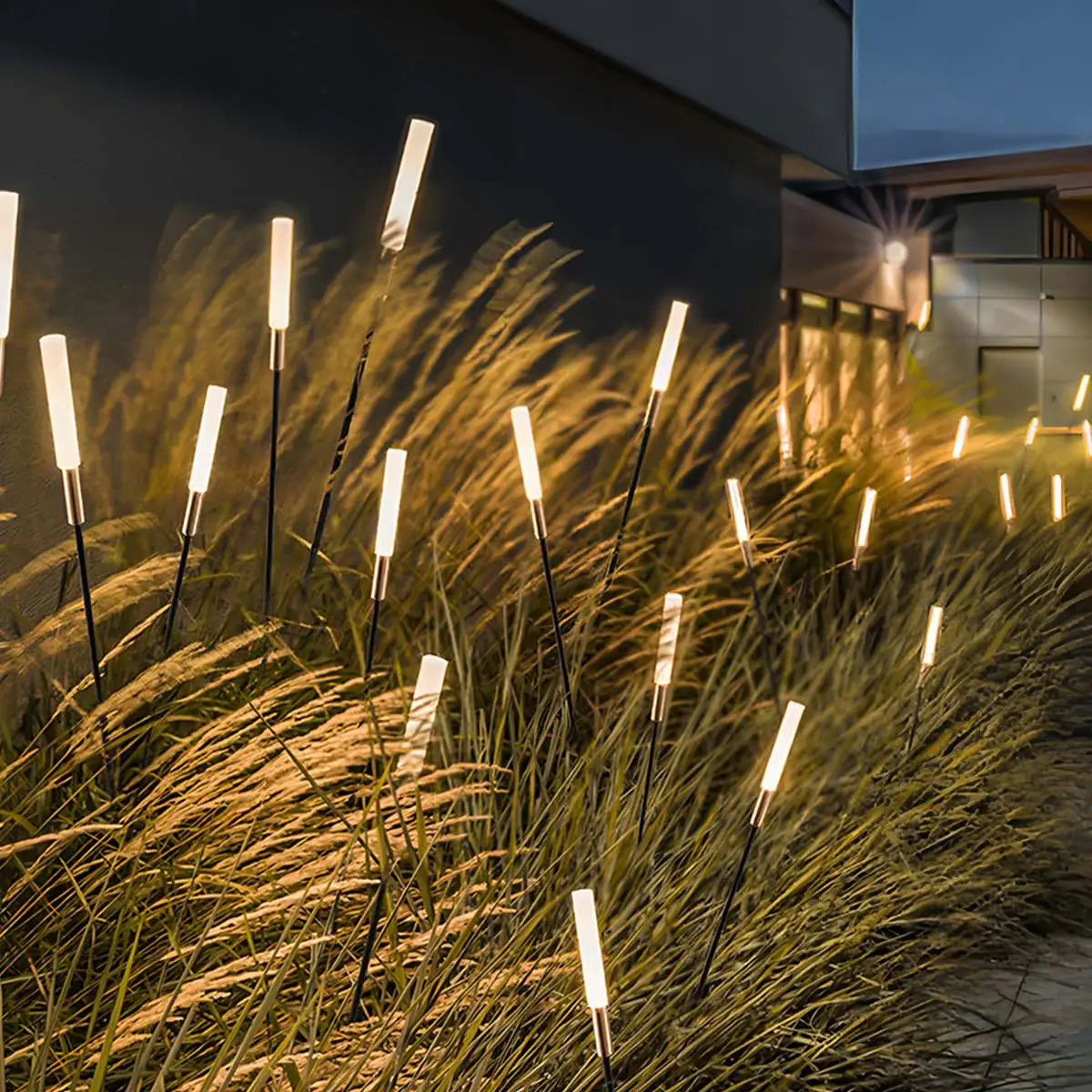 Antizer Solar Outdoor LED Reed Decorative Floor Light