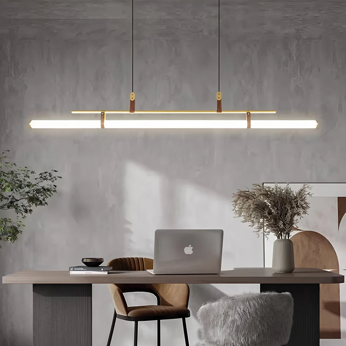 Antizer Solin Linear LED Pendant Light for Dining Area