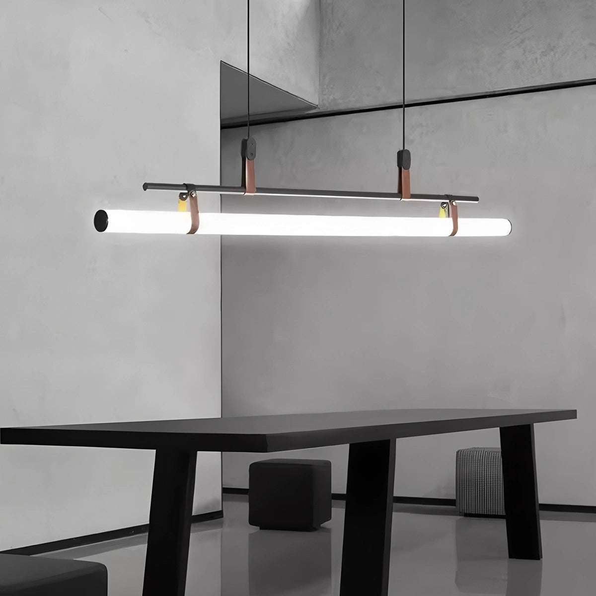 Antizer Solin Linear LED Pendant Light for Dining Area