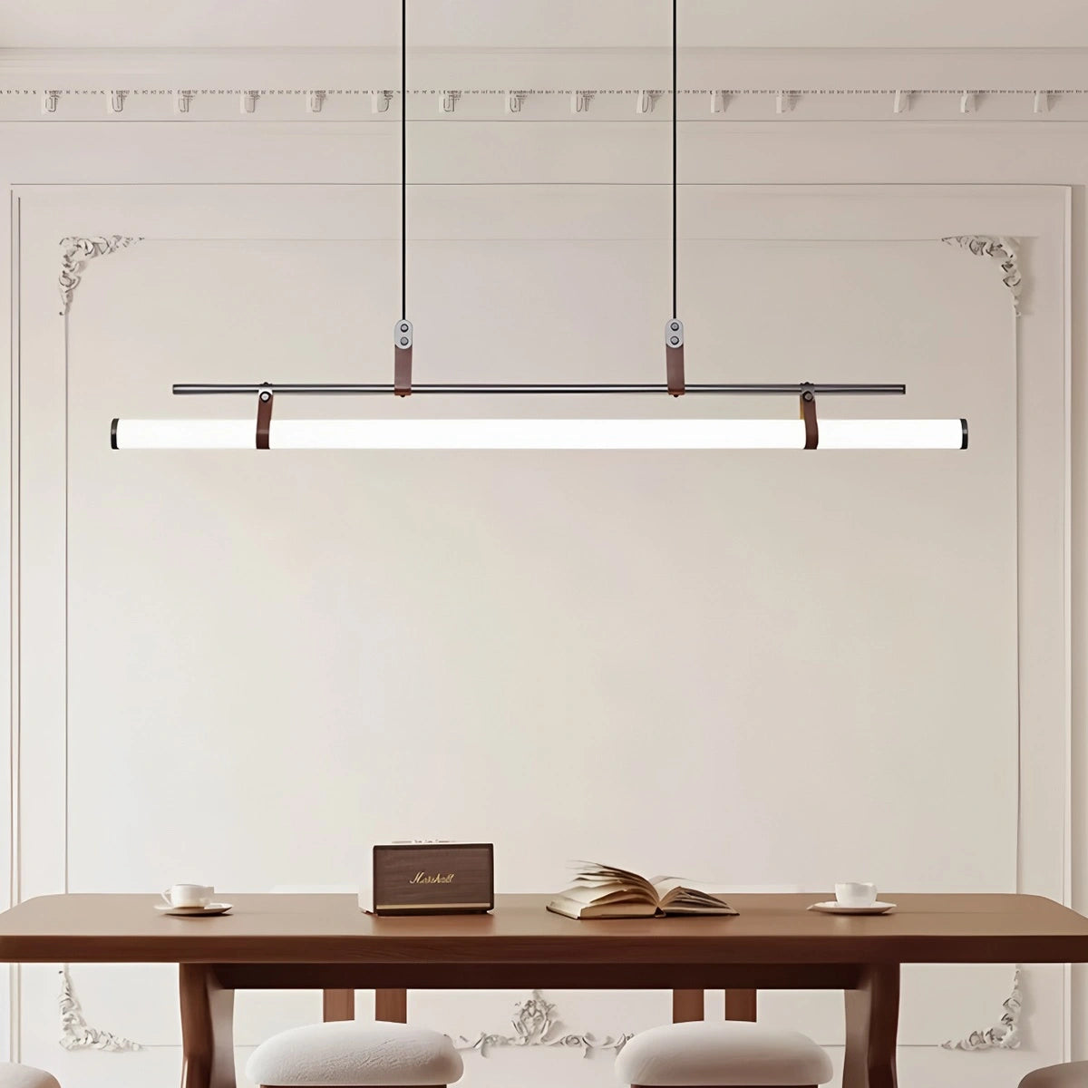 Antizer Solin Linear LED Pendant Light for Dining Area
