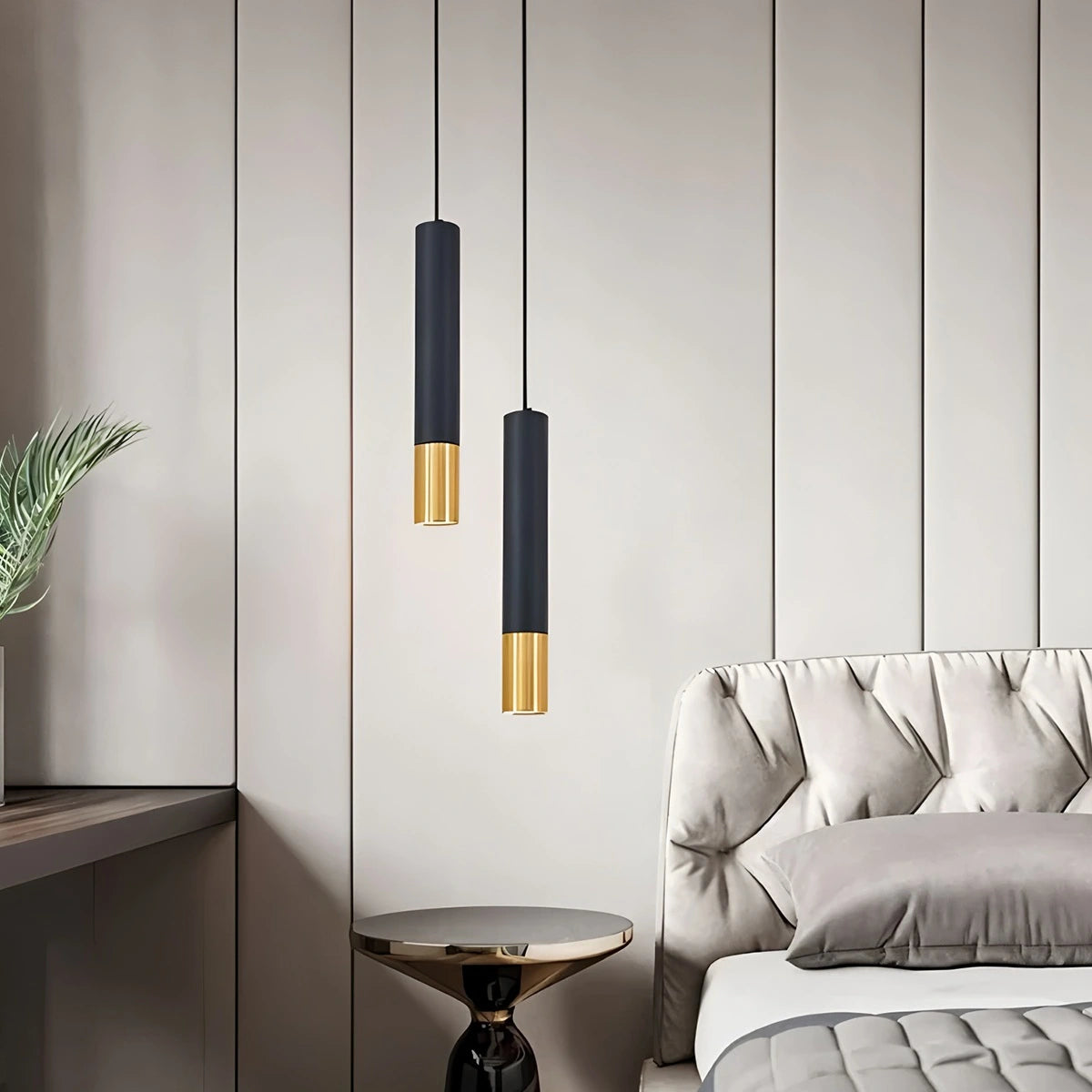 Antizer Stark Long Tube Pendant Light for Bedroom