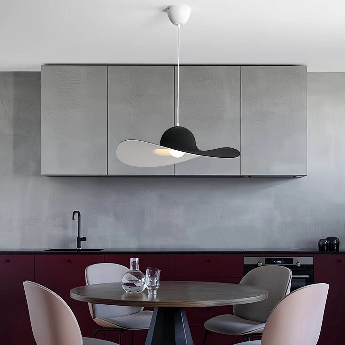 Antizer Straw Hat Acoustic Pendant Light for Dining room
