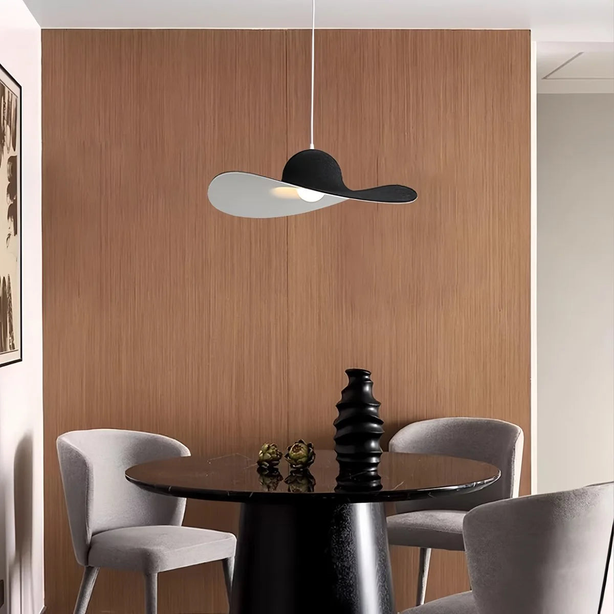 Antizer Straw Hat Acoustic Pendant Light for Dining room