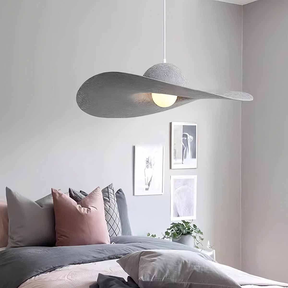 Antizer Straw Hat Acoustic Pendant Light for Dining room
