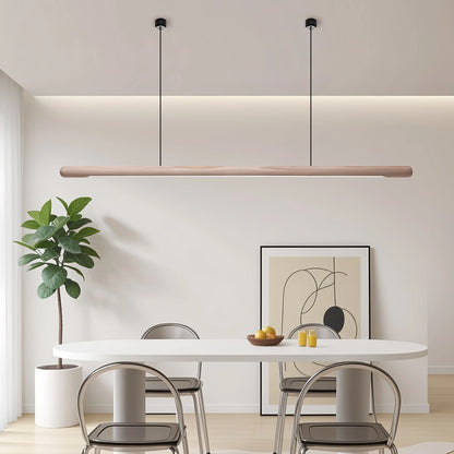 Antizer Svelte Wood Linear Pendant Light for Kitchen