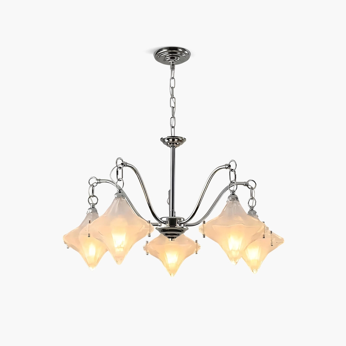 Antizer Sylume Star-Shaped Chandelier for Living Room