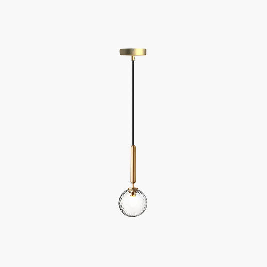 Antizer Temen Globe Glass Pendant Light for Kitchen Island