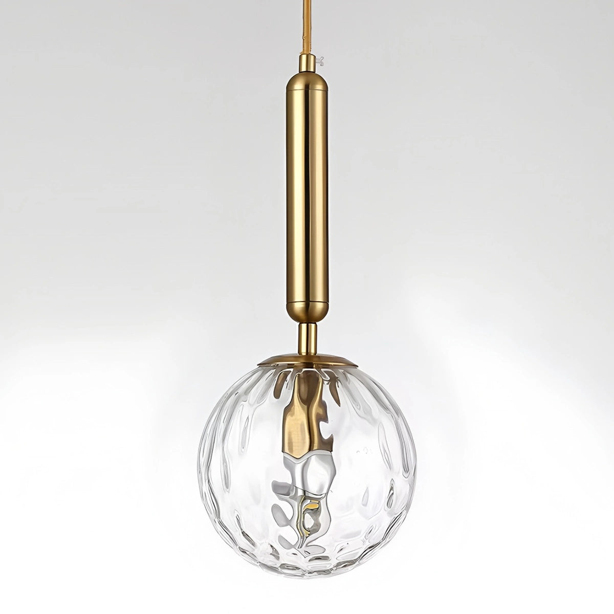 Antizer Temen Globe Glass Pendant Light for Kitchen Island