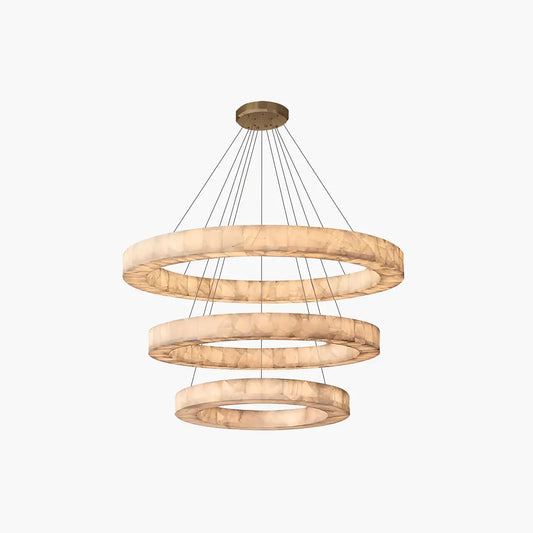 Antizer Teva Round Marble Chandelier for Living Room