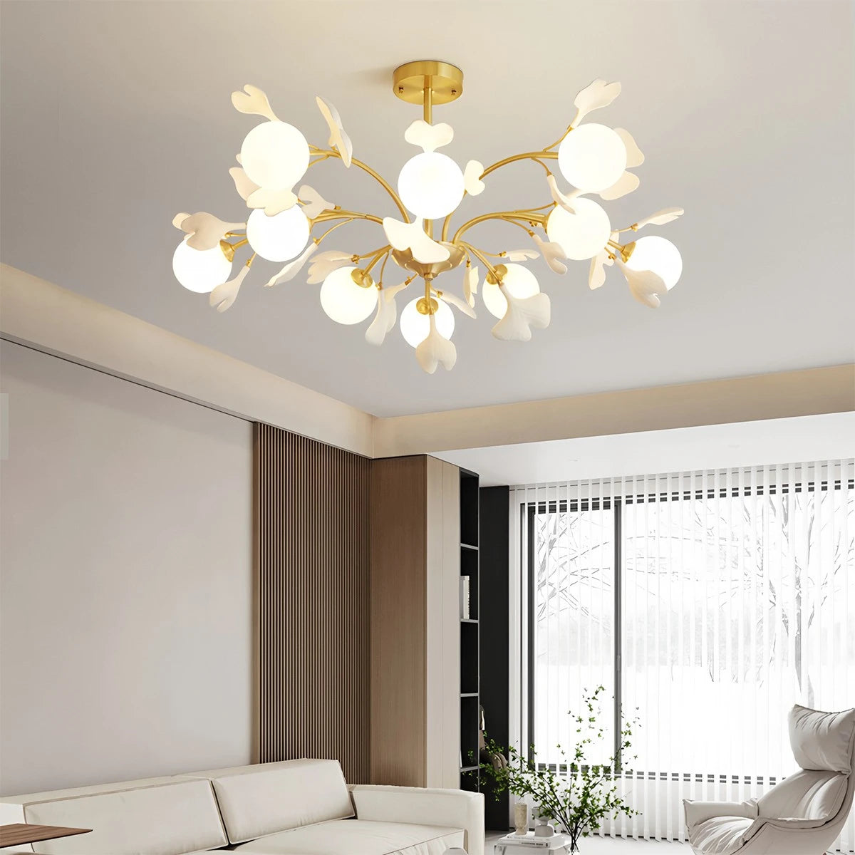 Antizer Thalassa Ginkgo Chandelier for Living Room