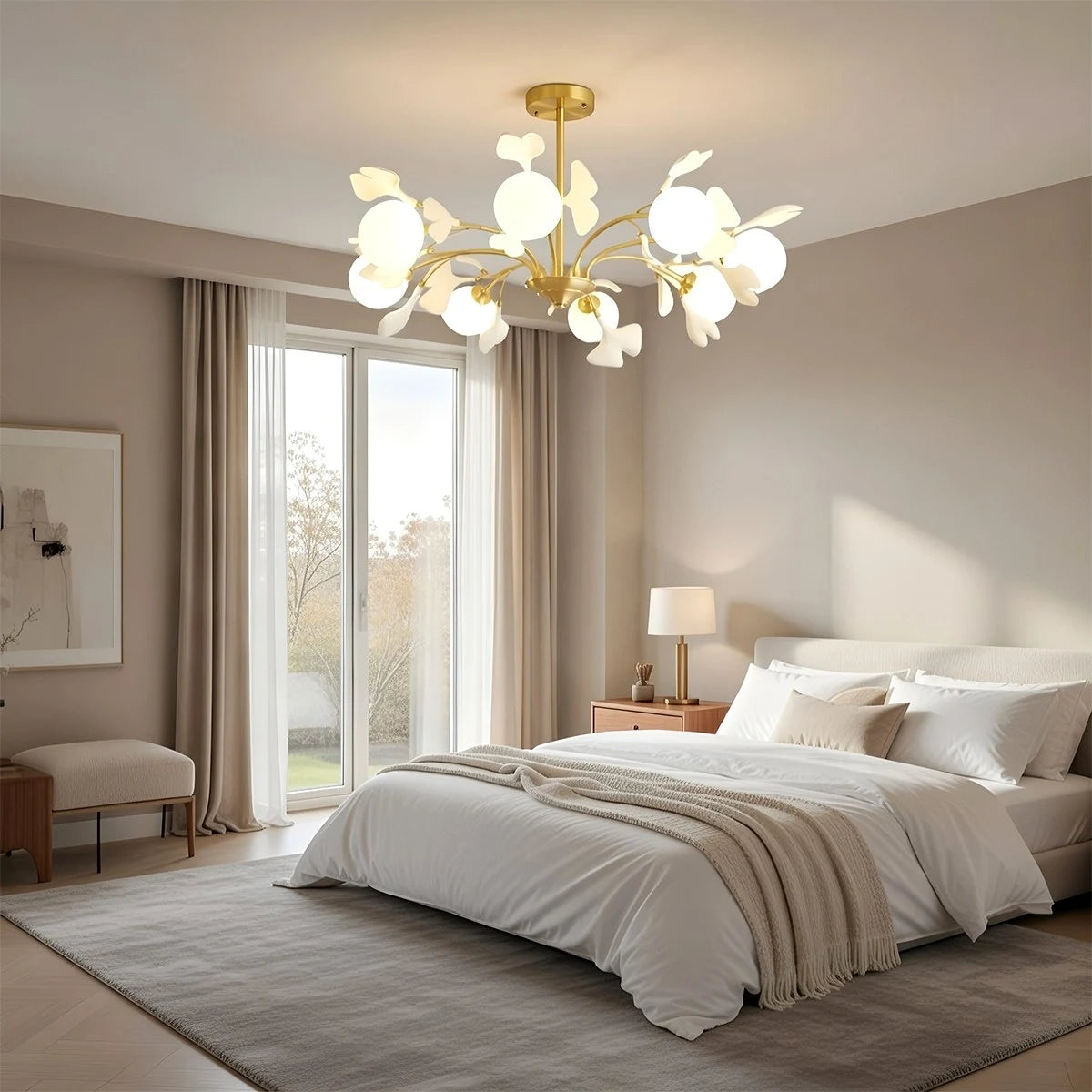 Antizer Thalassa Ginkgo Chandelier for Living Room