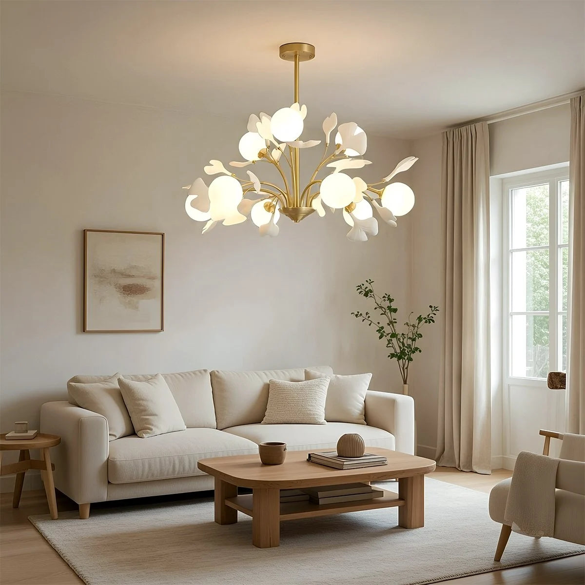 Antizer Thalassa Ginkgo Chandelier for Living Room