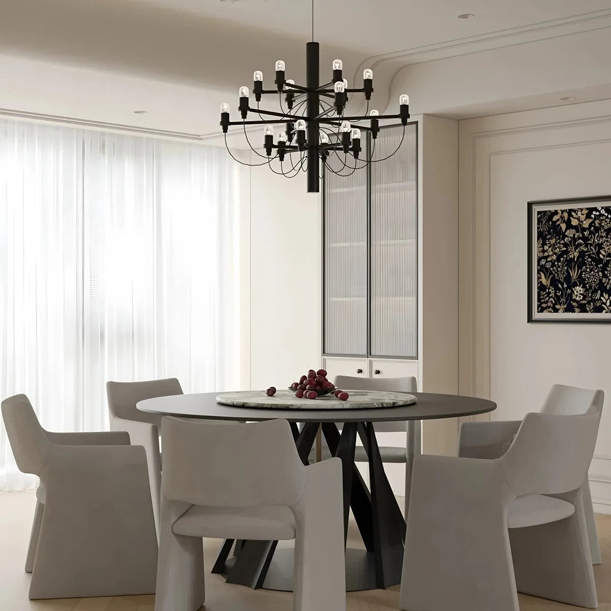 Antizer Tiered Modern Candle Chandelier
