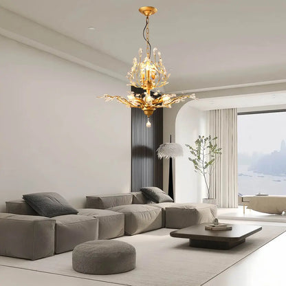 Antizer Tree Branch Crystal Chandelier for Living Room