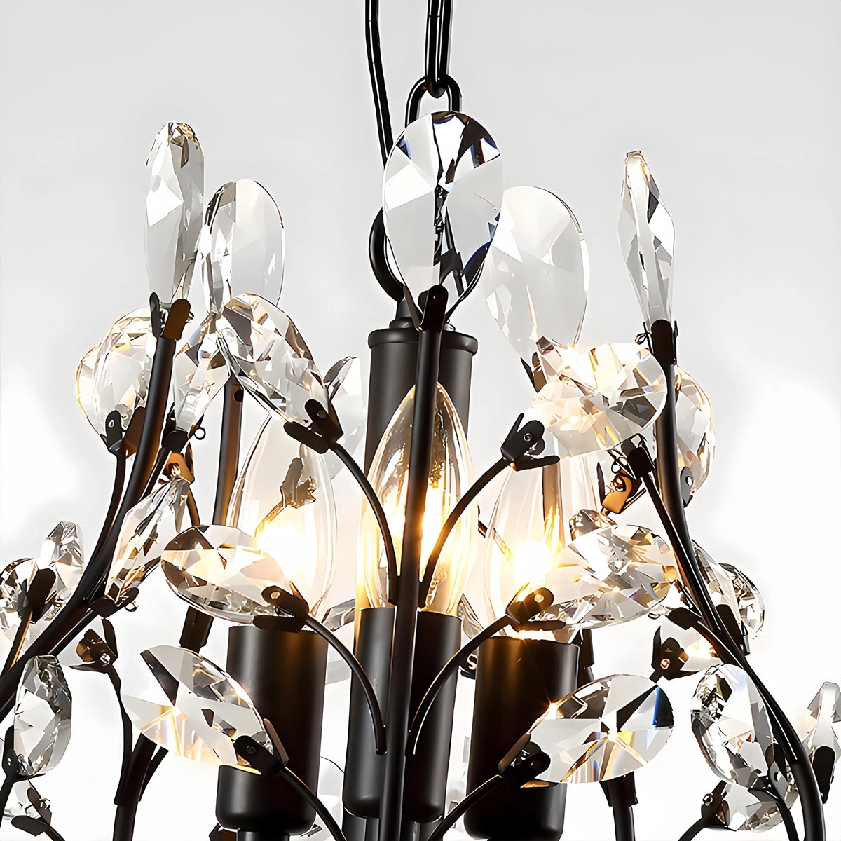 Antizer Tree Branch Crystal Chandelier for Living Room