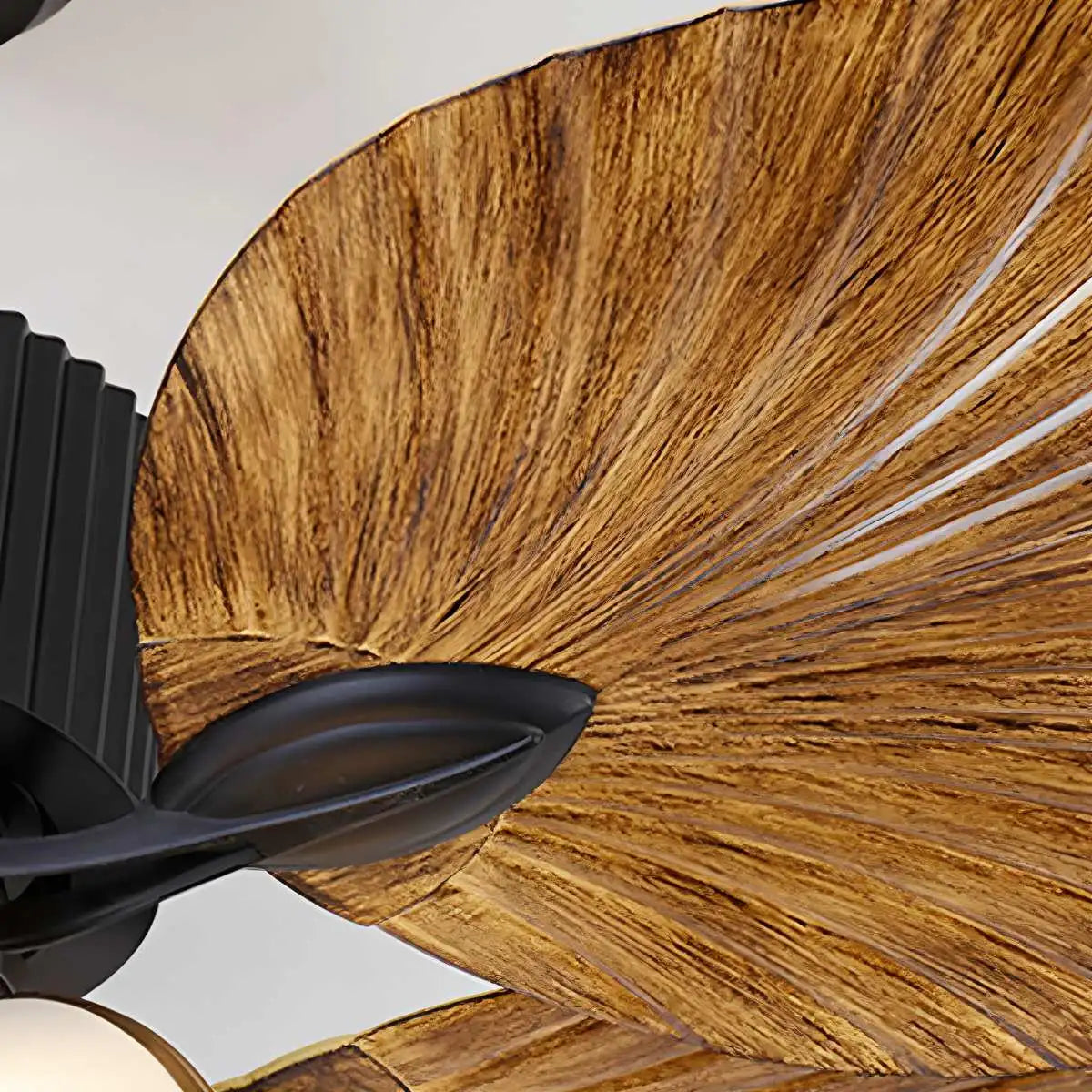 Antizer Tropical Palm Leaves Ceiling Fan with Light